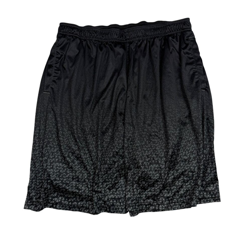 Champion Athletic Training Shorts Workout Black Gray Longer Length 10 Inseam XXL